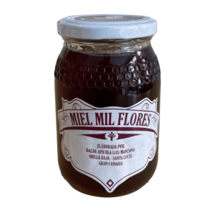 Miel grande negra Mil Flores - Producto gourmet canario